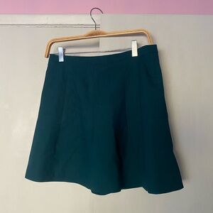 J. Crew teal green miniskirt size 4